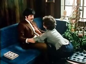 Ретро с молодой студенткой и преподавателем