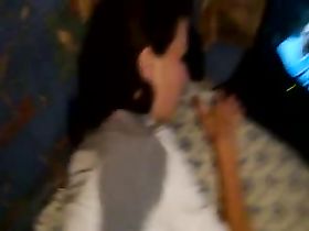 Ленку обкончали после ебли