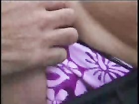 Бабуська дала полизать парню на природе