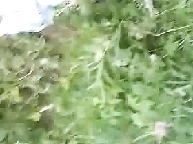 Российское порево на природе в деревне