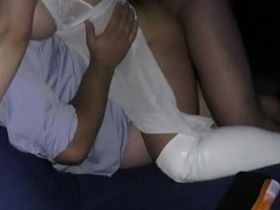 Групповуха в баре с красноволосой давалкой и несколькими мужиками